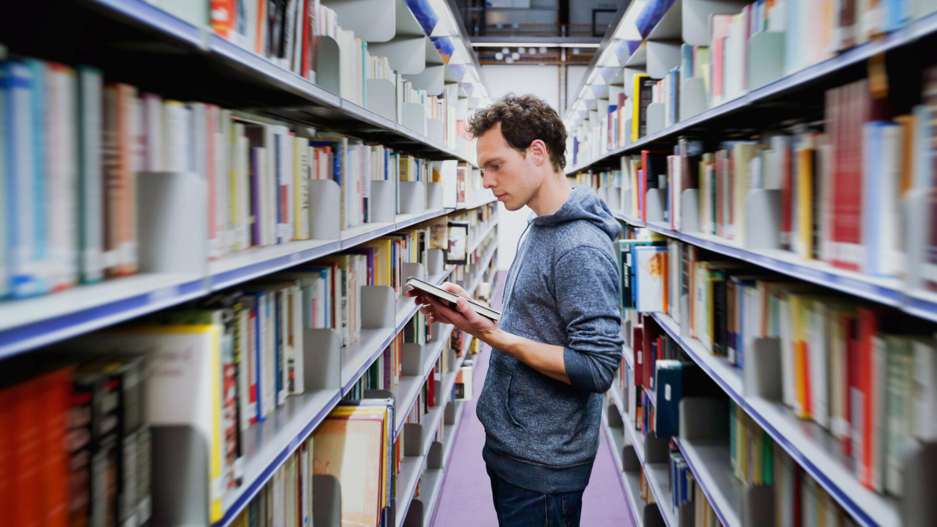 Étudiants 18 - bibliothèque
